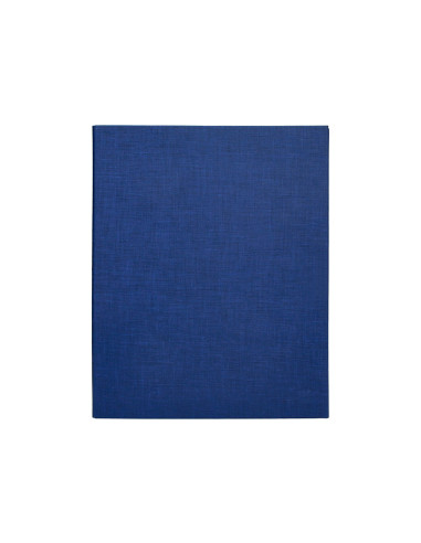 CARPETA 4 A 40 MM MIXTAS C.FORRADO PAPER FL.AZUL