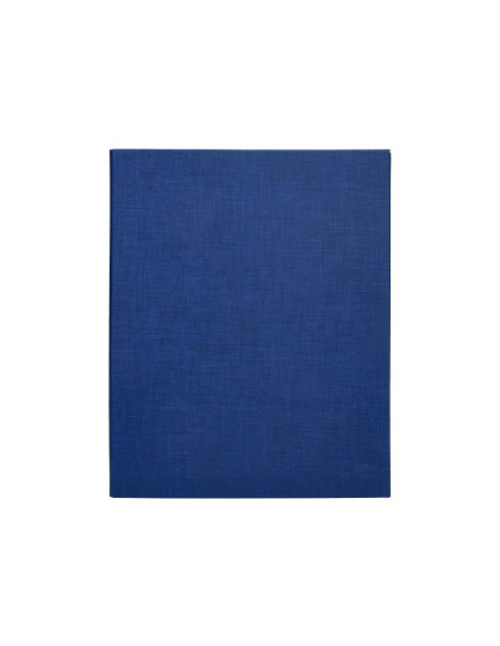 CARPETA 4 A 40 MM MIXTAS C.FORRADO PAPER FL.AZUL