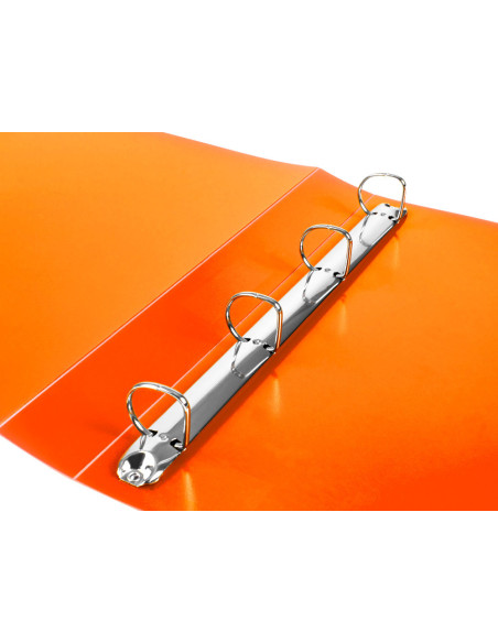 CARPETA BEAUT.4 A 25 MM MIXTAS 43431 PP DIN A4 NARANJA SERIE FROSTY