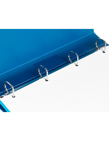 CARPETA BEAUT.4 A 25 MM MIXTAS 43432 PP DIN A4 AZUL SERIE FROSTY