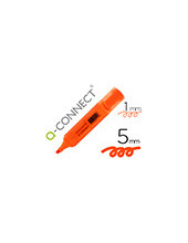 ROTULADOR Q-CON.FLUOR NARANJA PUNTA BISELADA 2