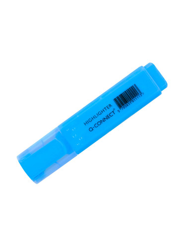 ROTULADOR Q-CON.FLUOR AZUL PUNTA BISELADA