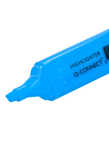 ROTULADOR Q-CON.FLUOR AZUL PUNTA BISELADA