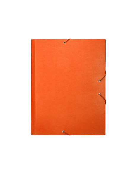 CARPETA CLASIF.A C.FORRADO COAT SOLAPA I-NARANJA 12 DEPARTAMENTOS