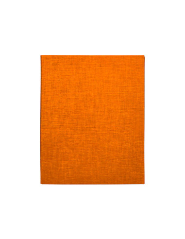 CARPETA 4 A 25 MM MIXTAS C.FORRADO COAT FL.I-NARANJA