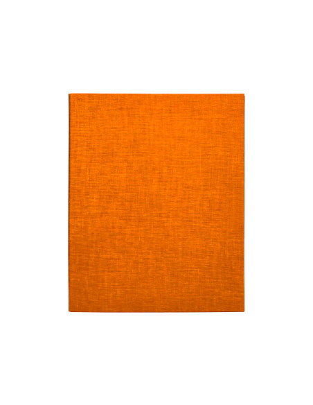 CARPETA 4 A 25 MM MIXTAS C.FORRADO COAT FL.I-NARANJA