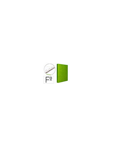 CARPETA 4 A 25 MM MIXTAS C.FORRADO COAT FL.I-VERDE