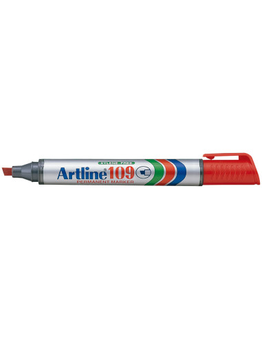 ROTULADOR ARTLINE MARCADOR PERM.109 ROJO PUNTA BISELADA