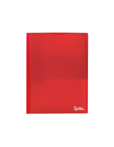 CARPETA BEAUT.DOSSIER DOS BOLSAS CANGUROS 45680 PP DIN A4 ROJA