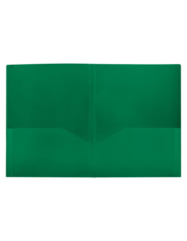 CARPETA BEAUT.DOSSIER DOS BOLSAS CANGUROS 45683 PP DIN A4 VERDE