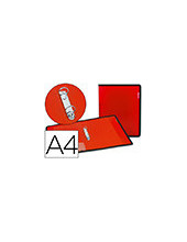 CARPETA BEAUT.2 A 25 MM 43030 PP ROJA C/BOLSA Y TARJETERO C/RIBETE NE 2