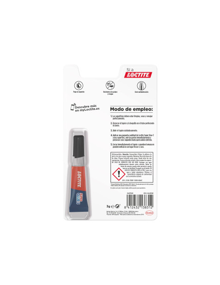 PEGAMENTO LOCTITE 3 GR ADH.INSTANTANEO UD.
