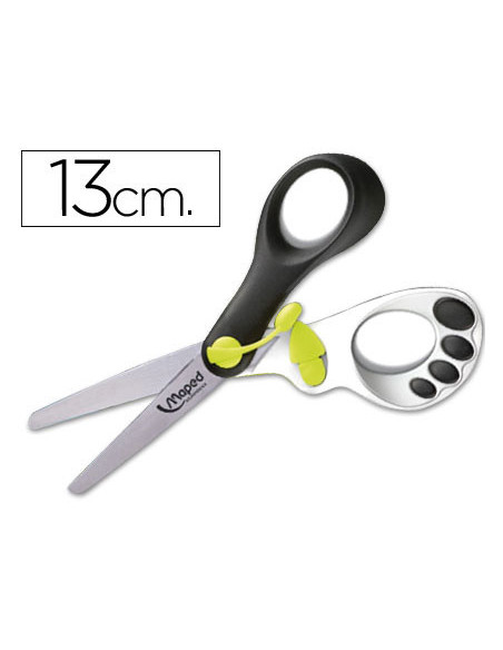 TIJERA ESC.MAPED MAGIC UP KOOPY 13CM- C/RESORTE FACILITAR LA ACCION C
