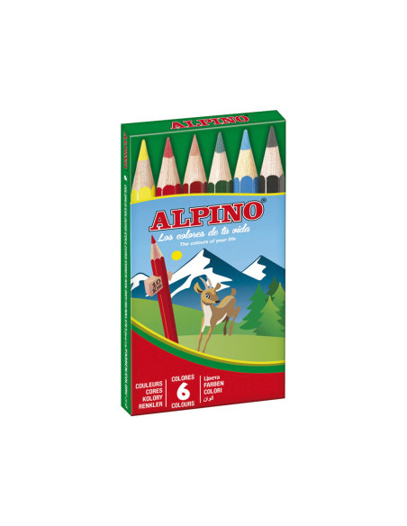 LAPICES COL.ALPINO 651 C/ 6 COL.CORTOS