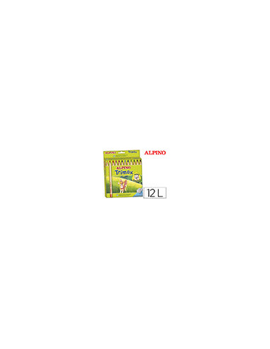 LAPICES COL.ALPINO TRIMAX CAJA 12 COL.