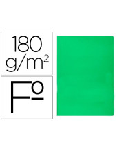 SUBCARPETA FL 180 GR. LIDERPAPEL VERDE INTENSO