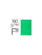 SUBCARPETA FL 180 GR. LIDERPAPEL VERDE INTENSO 2