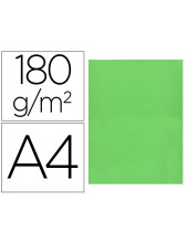 SUBCARPETA A4 180 GR. LIDERPAPEL VERDE INTENSO C/50