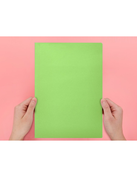 SUBCARPETA A4 180 GR. LIDERPAPEL VERDE INTENSO C/50