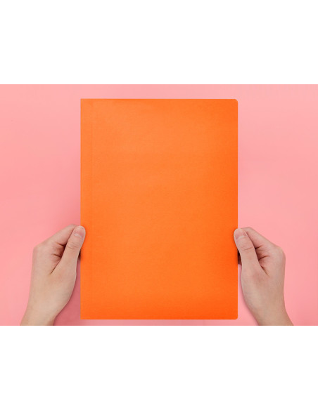 SUBCARPETA A4 185 GR. LIDERPAPEL NARANJA INTENSO C/50
