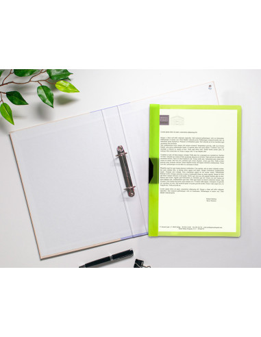 CARPETA BEAUT.DOSSIER PINZA LATERAL 45303 PP DIN A4 VER CLA-30 H.PINZ