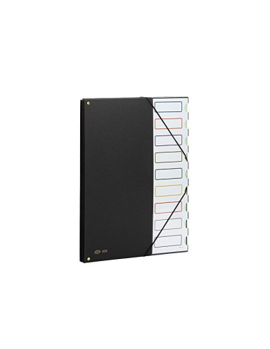 CARPETA CLASIF.TAPA PLASTICO PARDO FL.-9 DEPARTAMENTOS NG.