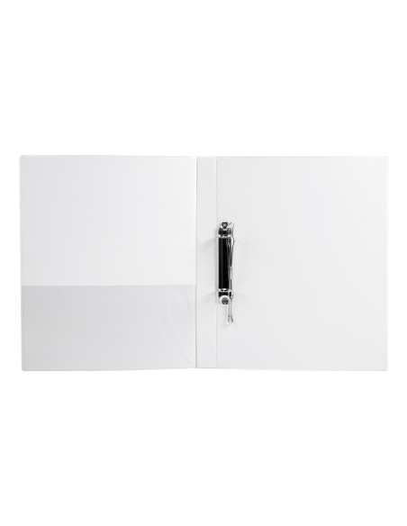 CARPETA CANGURO 2 A 16 MM PLASTICO DIN A4 BLANCO