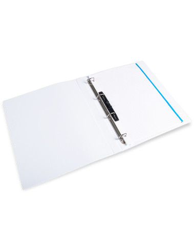 CARPETA CANGURO 4 A 16 MM PLASTICO DIN A4 BLANCO