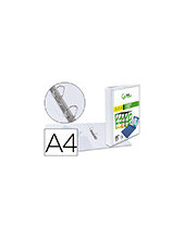 CARPETA CANGURO 2 A 25 MM PLASTICO DIN A4 BLANCO 2