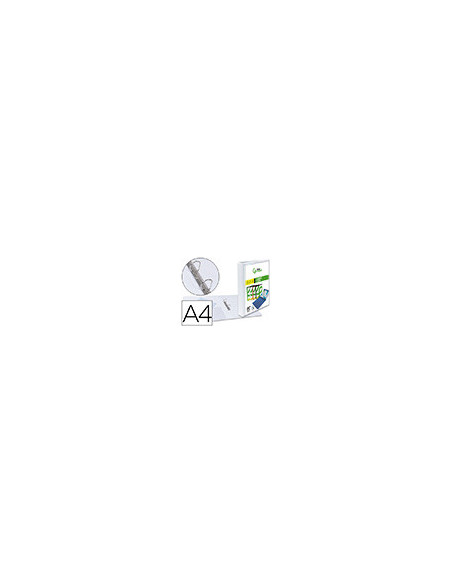 CARPETA CANGURO 2 A 25 MM PLASTICO DIN A4 BLANCO