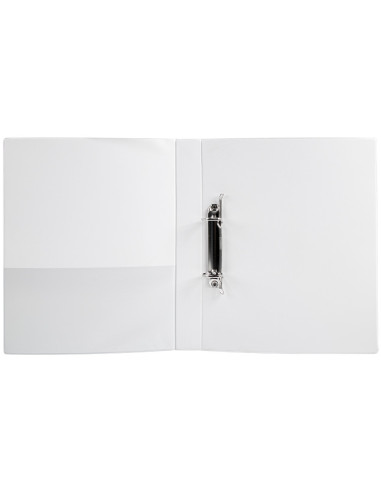 CARPETA CANGURO 2 A 25 MM PLASTICO DIN A4 BLANCO
