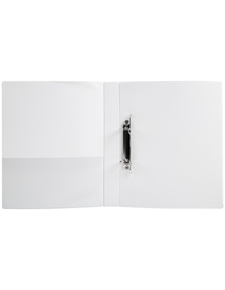 CARPETA CANGURO 2 A 25 MM PLASTICO DIN A4 BLANCO
