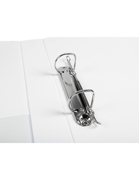 CARPETA CANGURO 2 A 25 MM PLASTICO DIN A4 BLANCO