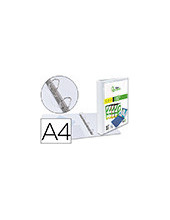 CARPETA CANGURO 4 A 25 MM PLASTICO DIN A4 BLANCO 2