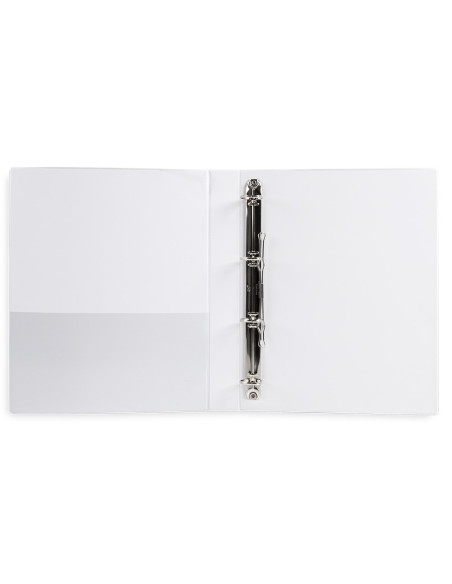 CARPETA CANGURO 4 A 25 MM PLASTICO DIN A4 BLANCO
