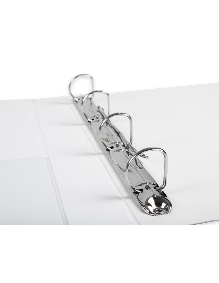 CARPETA CANGURO 4 A 25 MM PLASTICO DIN A4 BLANCO