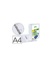 CARPETA CANGURO 2 A 40 MM PLASTICO DIN A4 BLANCO 2