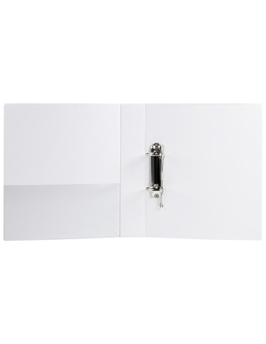 CARPETA CANGURO 2 A 40 MM PLASTICO DIN A4 BLANCO