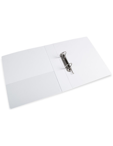 CARPETA CANGURO 2 A 40 MM PLASTICO DIN A4 BLANCO