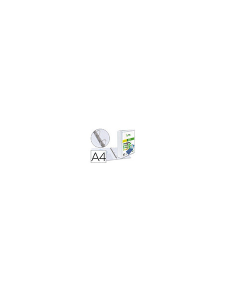 CARPETA CANGURO 4 A 40 MM PLASTICO DIN A4 BLANCO