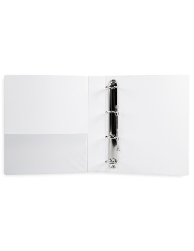 CARPETA CANGURO 4 A 40 MM PLASTICO DIN A4 BLANCO