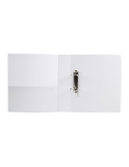 CARPETA CANGURO 2 A 55 MM PLASTICO DIN A4 BLANCO