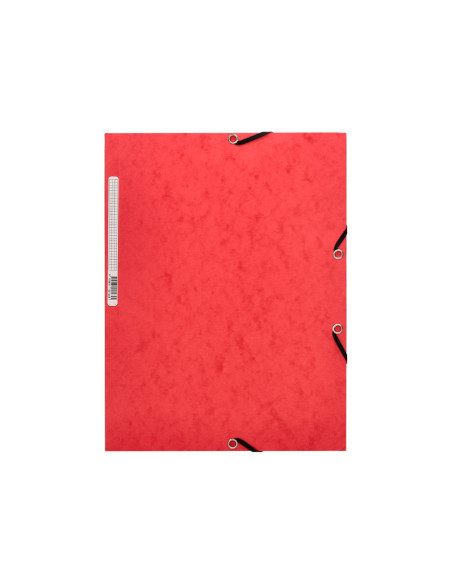 CARPETA GOMAS Q-CON.320X243MM SIMIL-PRESPAN 3 SOLAPAS LOMO 15CM SURT.