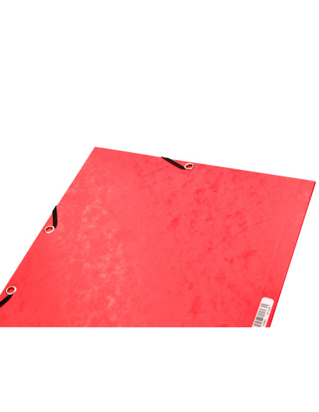 CARPETA GOMAS Q-CON.320X243MM SIMIL-PRESPAN 3 SOLAPAS LOMO 15CM SURT.