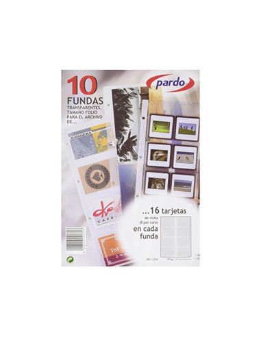REC.10 FUNDAS PARDO TARJETERO 175