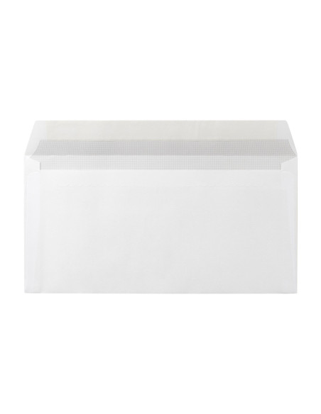 SOBRE N.4 BLANCO AMERICANO V/D 115X225MM TIRA SILICONA 500UD
