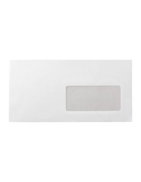 SOBRE N.4 BLANCO AMERICANO V/D 115X225MM TIRA SILICONA 500UD