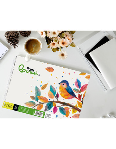 CUADERNO ESP. LIDERPAPEL DIBUJO FL. 20H 90GR.