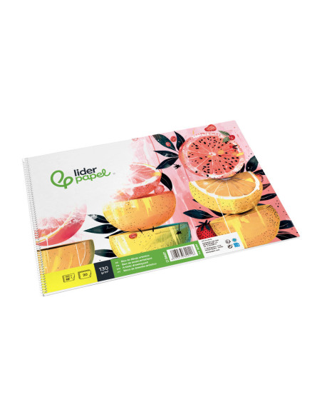 CUADERNO ESP. LIDERPAPEL DIBUJO FL. MICRO 20H. 130GR.