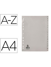 SEP.ALFABETICO Q-CON.PLASTICO A-Z DIN A4 MULTITAL.